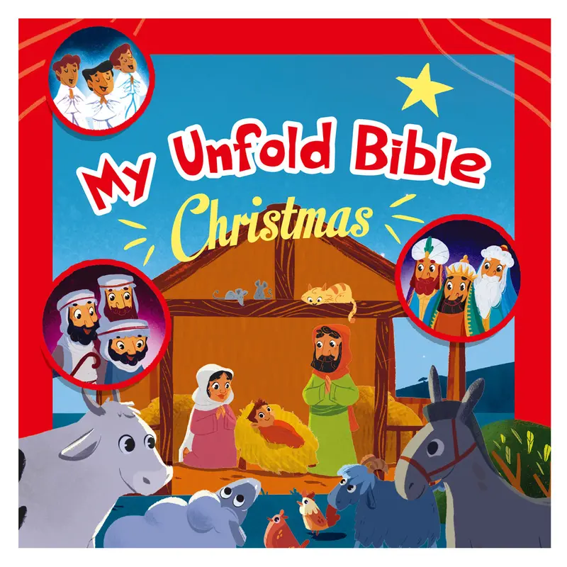 Christmas-Themed Interactive Unfold Bible – Board Book For Kids 1