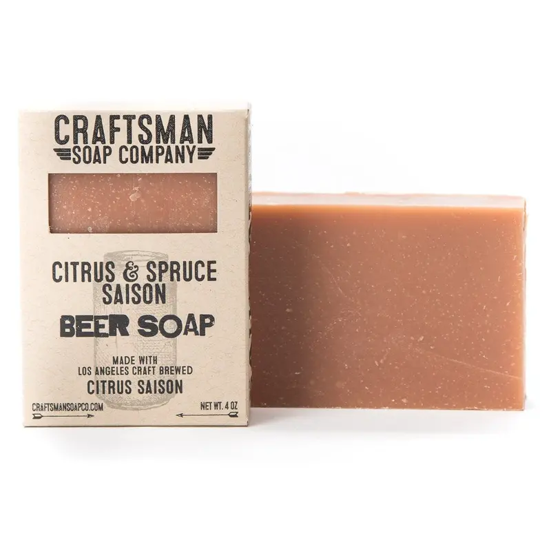 Citrus & Spruce Pale Ale Beer Soap 1