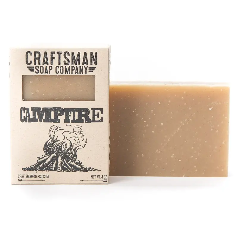 Cold-Process Campfire Bar Soap With Essential Oils 1