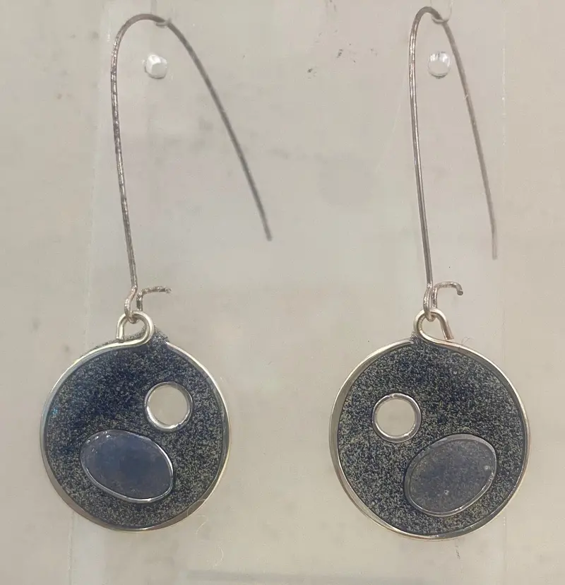 Colorful Acrylic Hoop Earrings 1