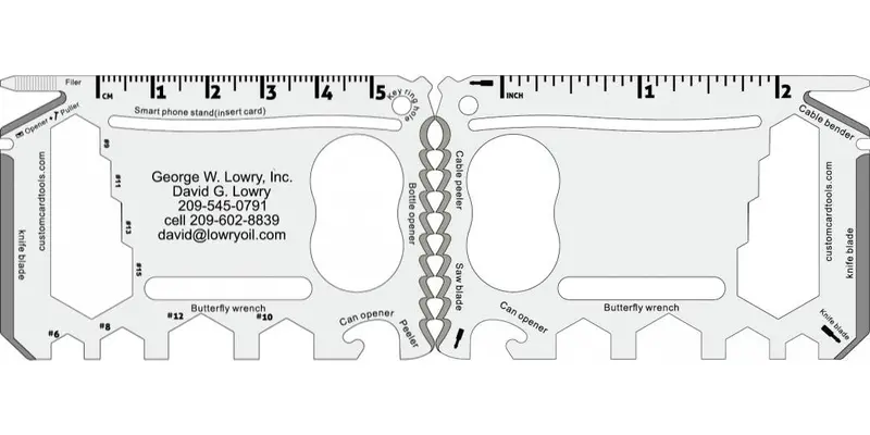 Compact Branded Multi-Tool – Fits Standard Card Slot (Model 2) 1