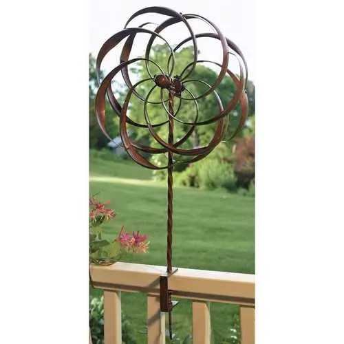 Copper-Plated Garden Accent Sculpture – Non-Rotating Yard Decor Piece 1