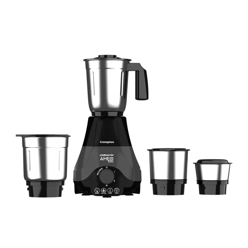 Crompton Ameo 550W Compact Mixer Grinder – Versatile Kitchen Helper 1