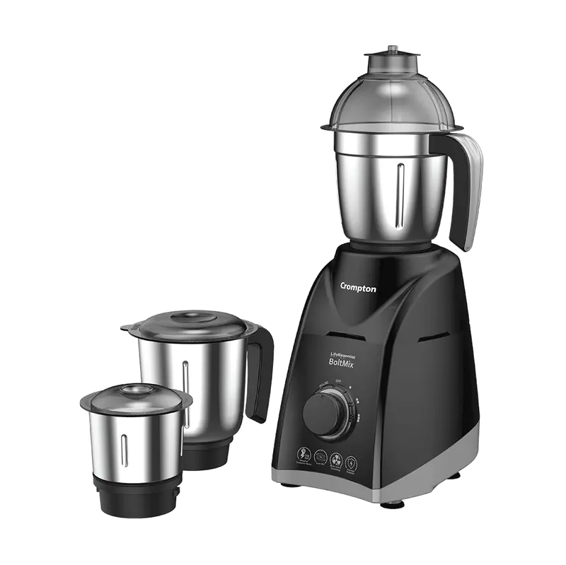Crompton Boltmix 750W 3-Jar Mixer Grinder – Robust Motor For Tough Ingredients 1