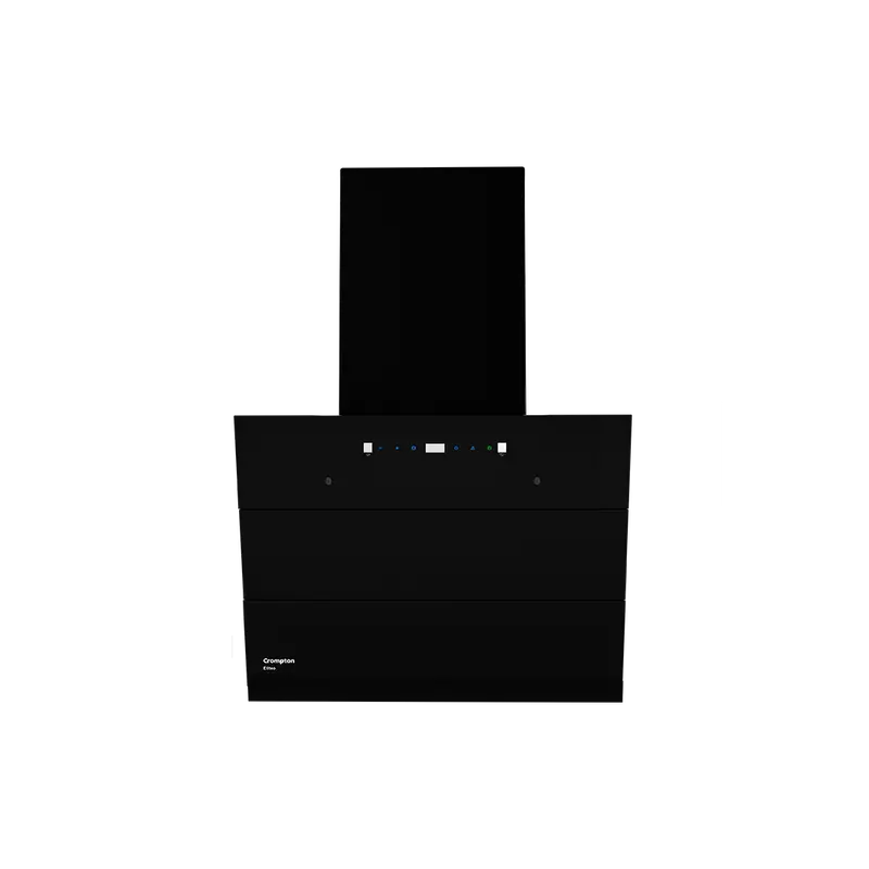 Crompton Eliteo Inclined Filterless Chimney – Ergonomic Angle, Enhanced Smoke Absorption 1
