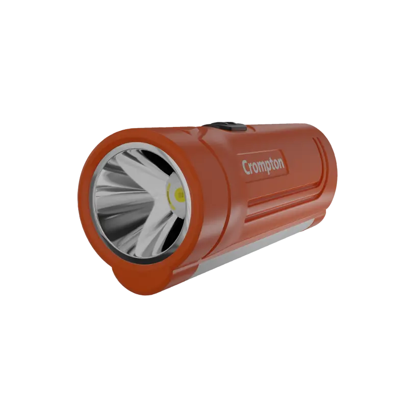 Crompton Power Ray Dual Pro 1W Rechargeable Led Torch – Orange 1