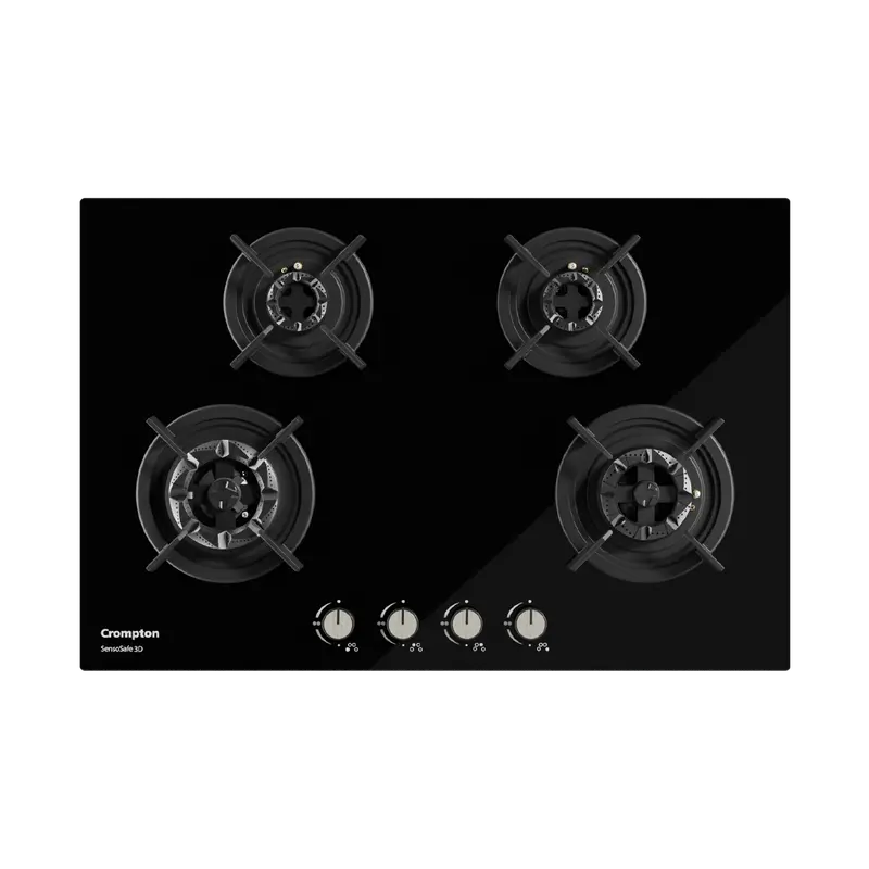 Crompton Sensosafe Gas Hob – 78 Cm, 4-Burner With 3D Flame Control 1