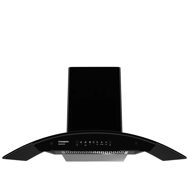 Crompton Sensosmart Curved 60Cm Filterless Chimney For Small Kitchens 1