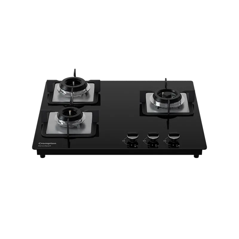 Crompton Sensospark 60 Cm 3-Burner Glass Hob 1