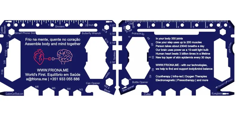 Custom Branded Business Card Multi-Tool (Model 1) 1