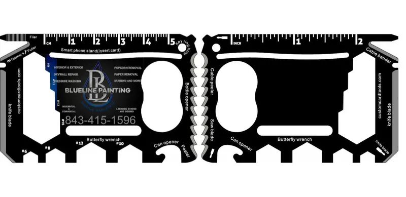Custom Business Card Multi-Tool (Model 2) 1