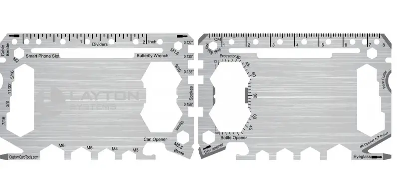Custom-Fit Multi-Tool Card – Sleek Business Format, Model 1 1