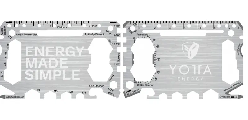 Customizable Multi-Tool Credit Card – Model 1 1