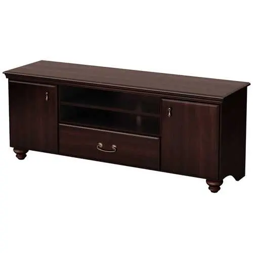 Dark Mahogany Tv Stand Designed For Screens Up To 60 Inches 1