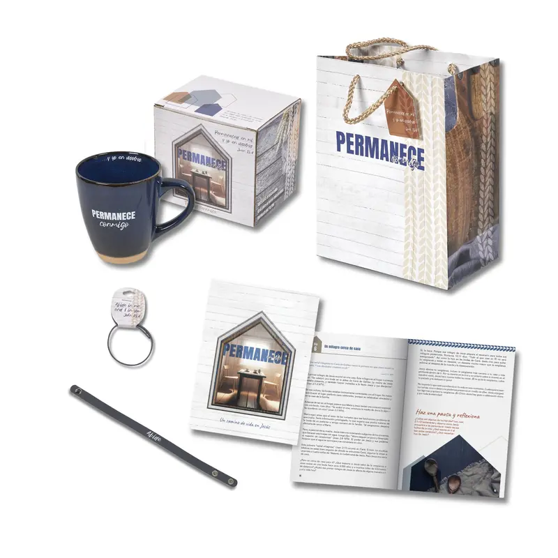 Deluxe Spanish Devotional Gift Set – 'Abide With Me' Premium Collection 1