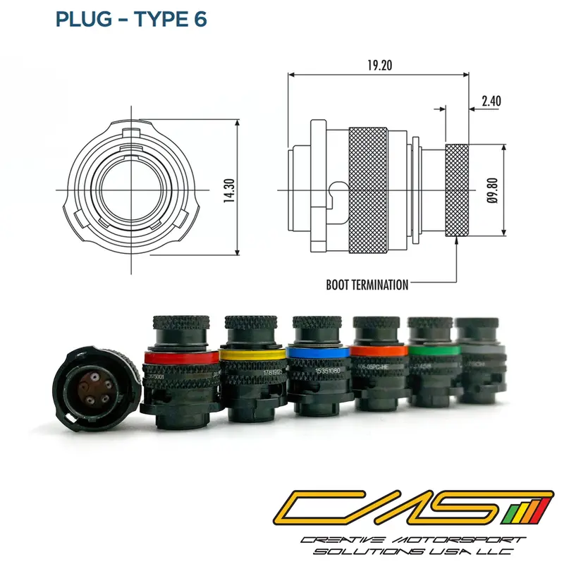 Deutsch Autosport As10 Shell Pin Connector Set 1