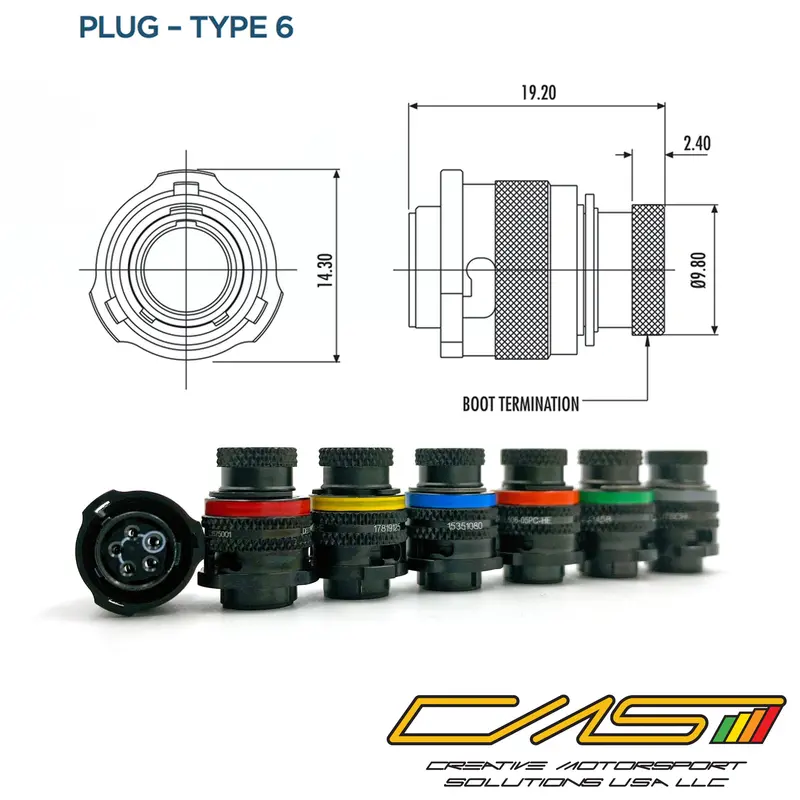 Deutsch Autosport Asl Microlite He Socket Connector 1