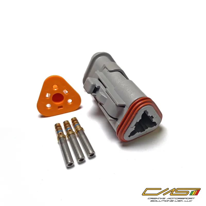 Deutsch Dt06 Series 3-Pin Male Plug (Dt06-3S-E008) 1