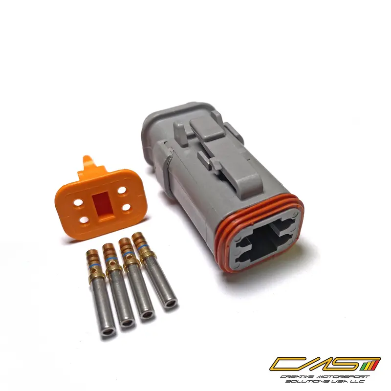 Deutsch Dt06 Series 4-Pin Male Plug (Dt06-4S-E008) 1
