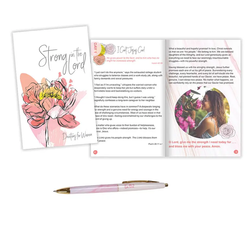 Devotional Book And Pen Gift Bundle – Empowered By The Lord 1