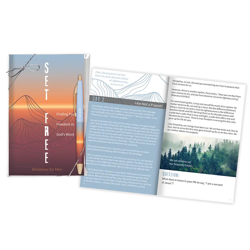 Devotional Book And Pen Set – Embrace Freedom In Truth 1