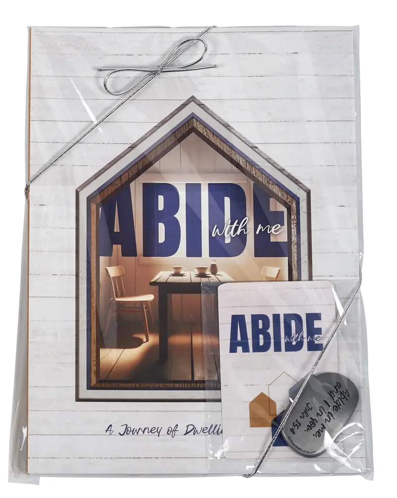 Devotional Experience Kit With Pewter Thumb Stone And Reminder Card – 'Abide With Me' 1