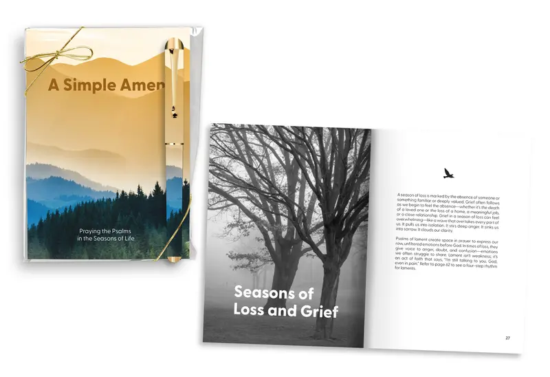 Devotional Journal And Pen Gift Set – 'A Simple Amen' Collection 1