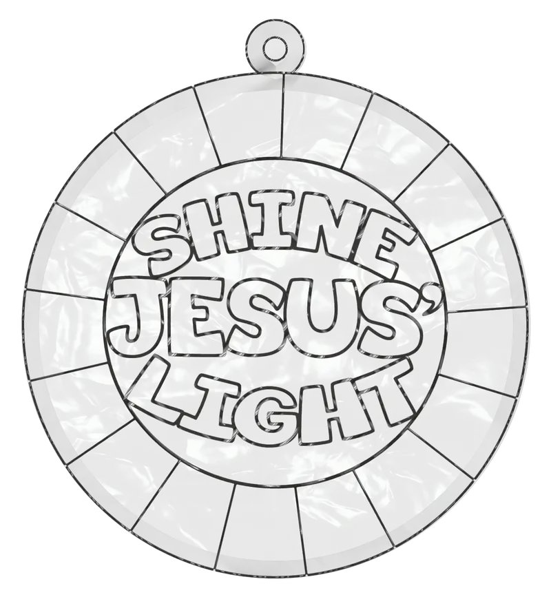 Diy Faith-Themed Suncatcher Kit – Colorable Light-Catching Keepsake 1