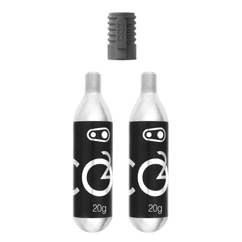 Dual-Pack 20G Co₂ Cartridges With Portable Inflator 1