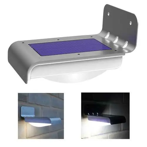 Dual-Pack Solar-Powered Led Motion Sensor Lights For Exterior Use 1