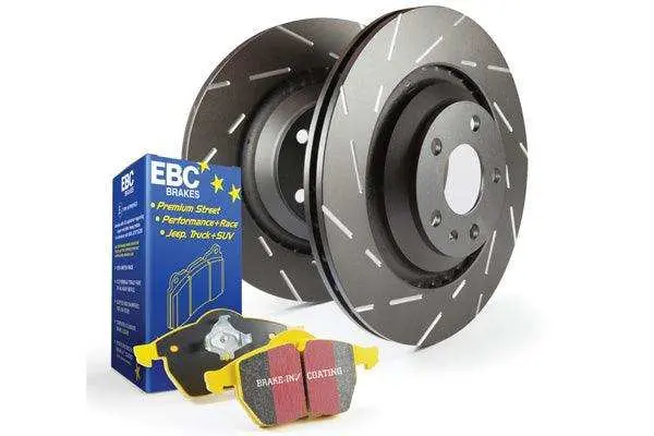 Ebc S9Kf1644 Slotted Brake Rotors – Engineered With Acoustic Slotting To Minimize Aerodynamic Noise 1