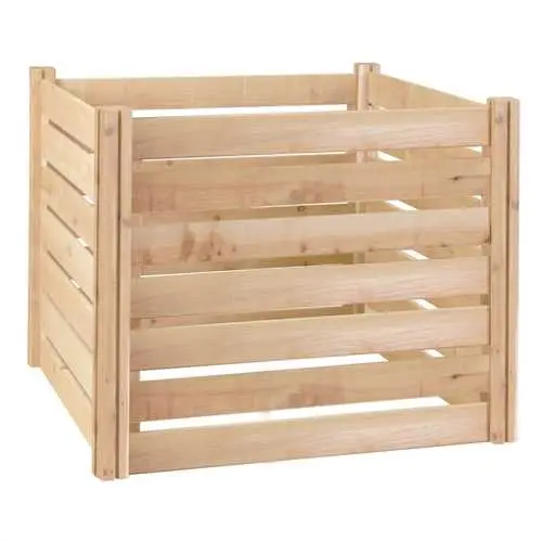 Eco-Friendly Cedar Wood 174-Gallon Outdoor Compost Bin 1