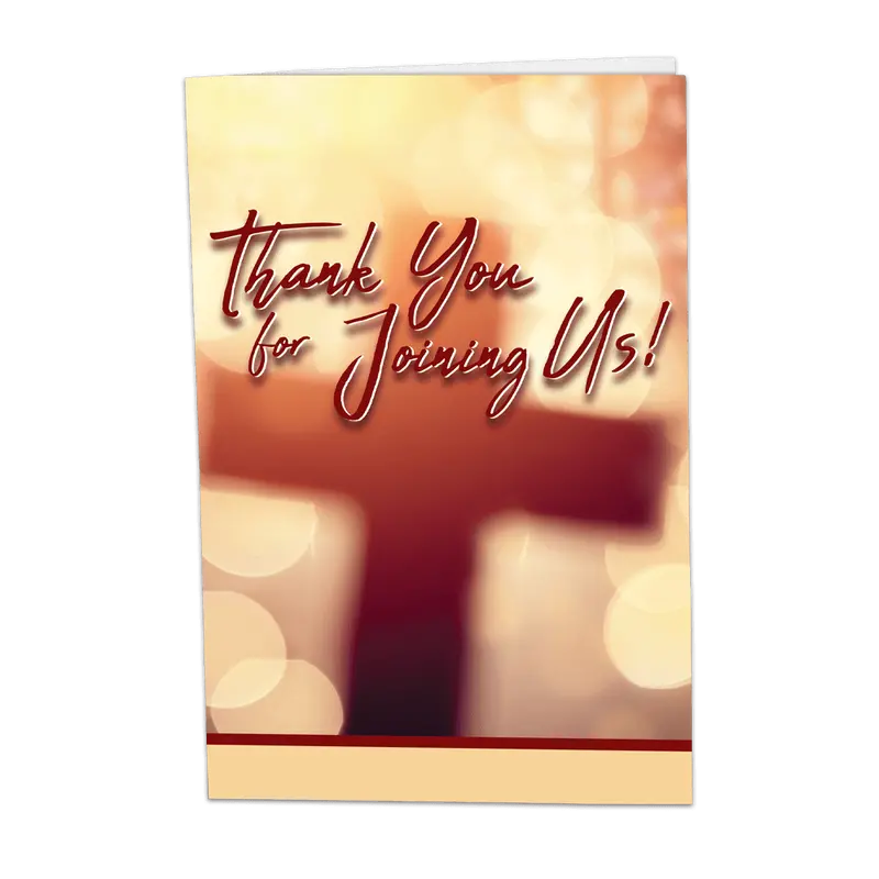 Elegant Brochure Holder – ‘Thank You For Joining Us’ Display Stand 1
