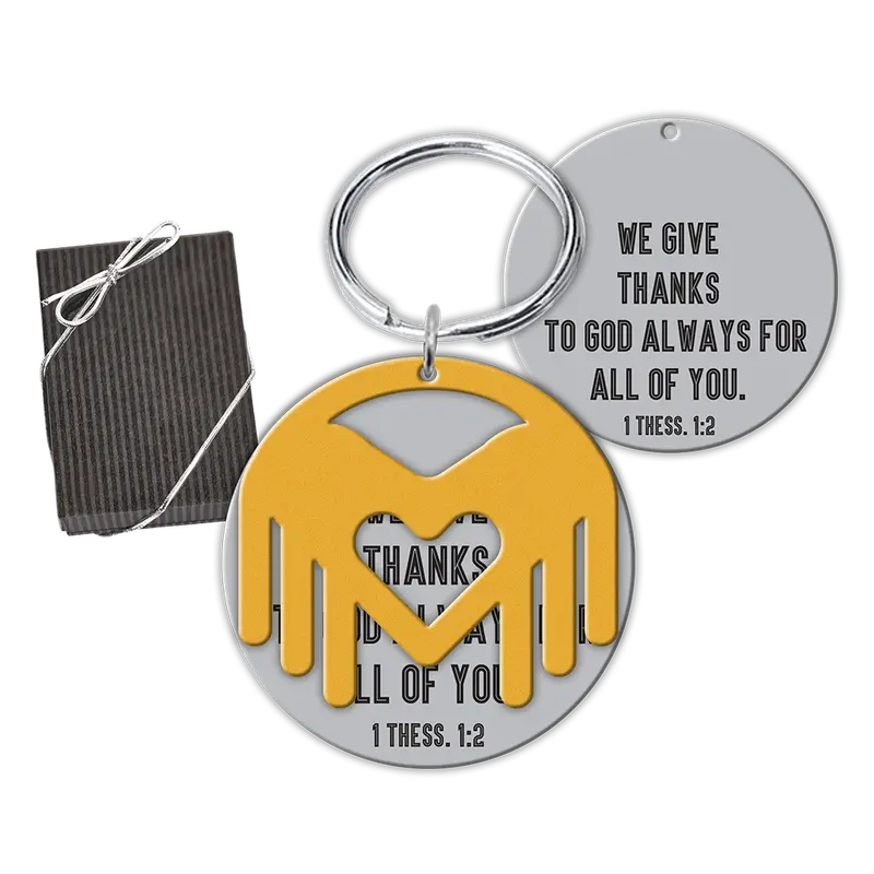 Elegant Keychain Gift Box – 'Serving With A Heart Like Jesus' 1