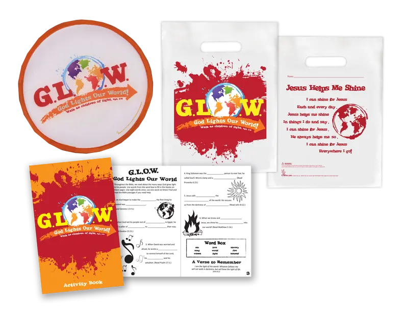 Engaging Activity Book Set Aligned With The G.L.O.W. Spiritual Learning Framework 1