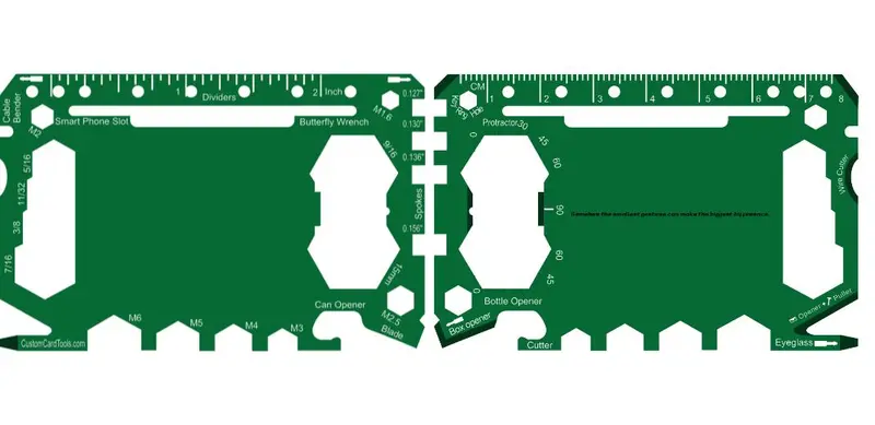 Engineered Multi-Tool Card – Model 1, Fully Branded For Professionals 1