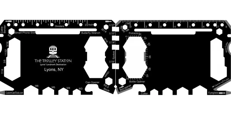 Engineered Multi-Tool Id-Size Card – Model 1 1