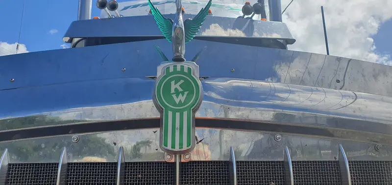 Epoxy-Domed Green Vinyl Skin – Kenworth ‘Crooked’ Bug Logo 1