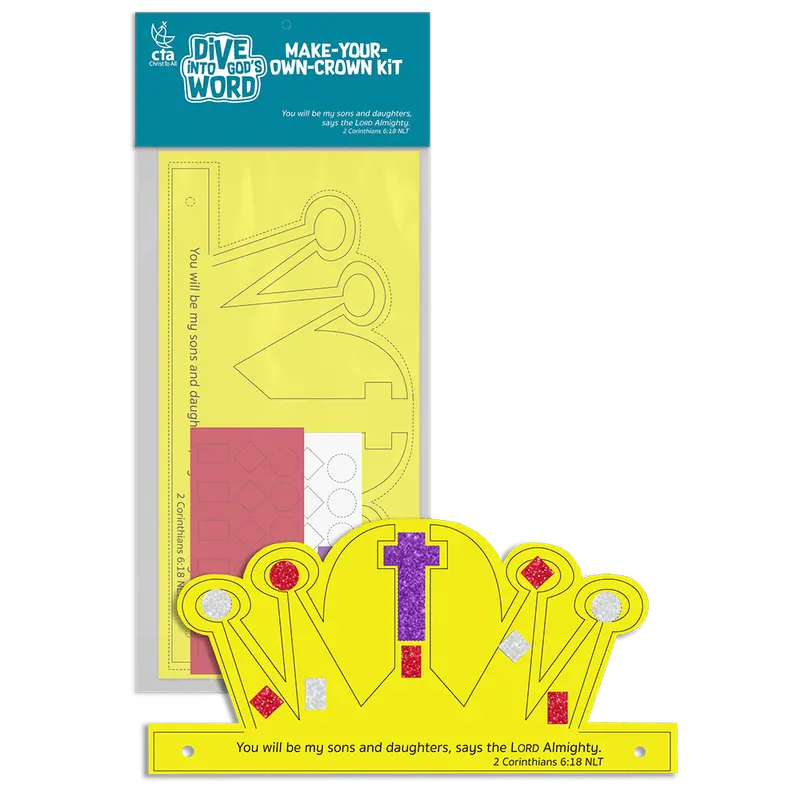 Esther’S Foam Crown Craft Kit – Biblical Costume Activity 1