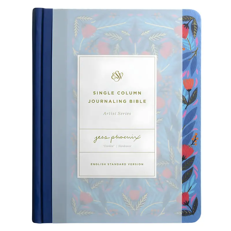 Esv Jess Phoenix Garden Single-Column Journaling Bible — Hardcover Artist Series 1