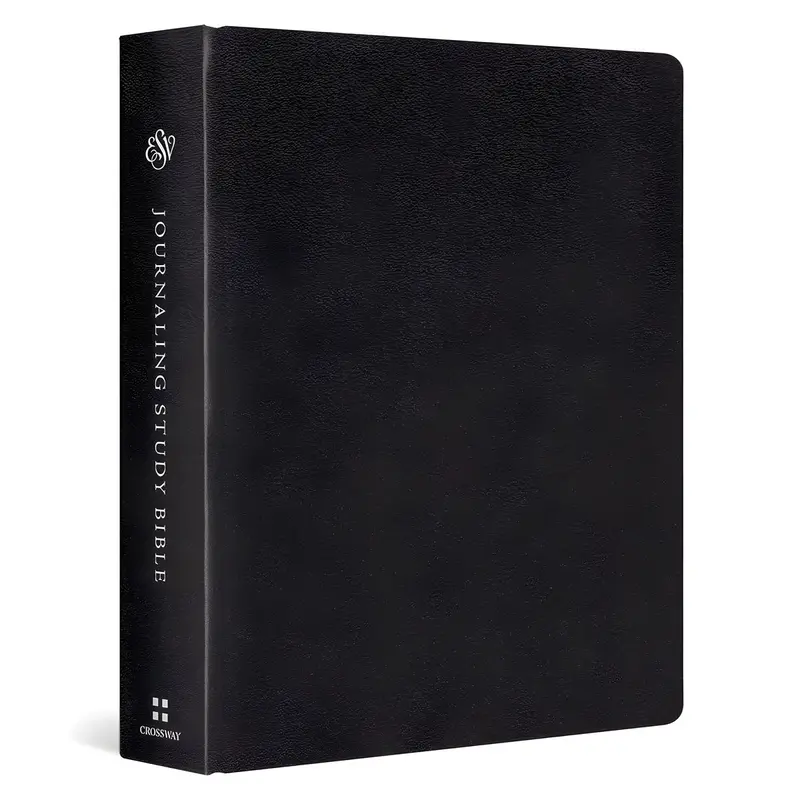 Esv Journaling Study Bible — Black Hardcover Edition With Wide Margins 1