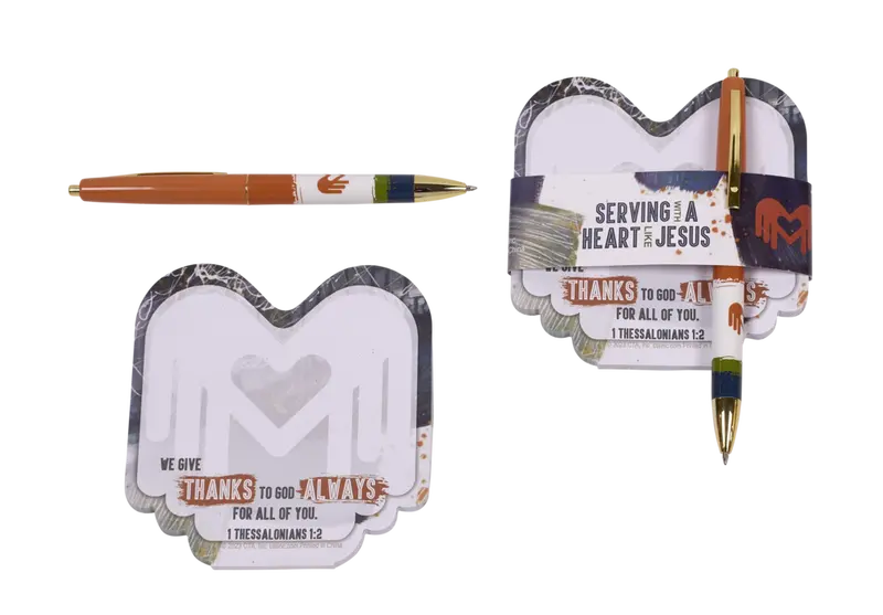 Faith-Based Notepad And Pen Set – Inspired By Jesus’ Servant Heart 1