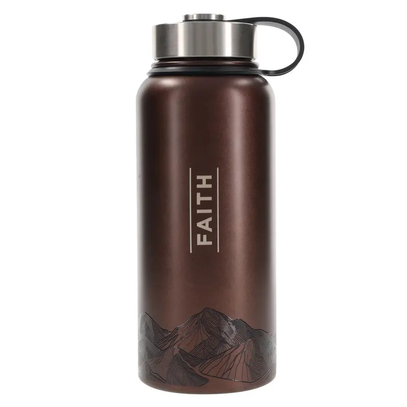 Faith Mountains Insulated Stainless Steel Water Bottle 1