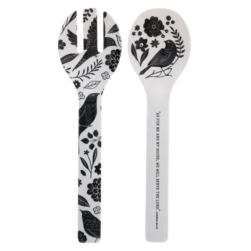 Family Faith Melamine Cutlery Set: 'As For Me And My House' 1