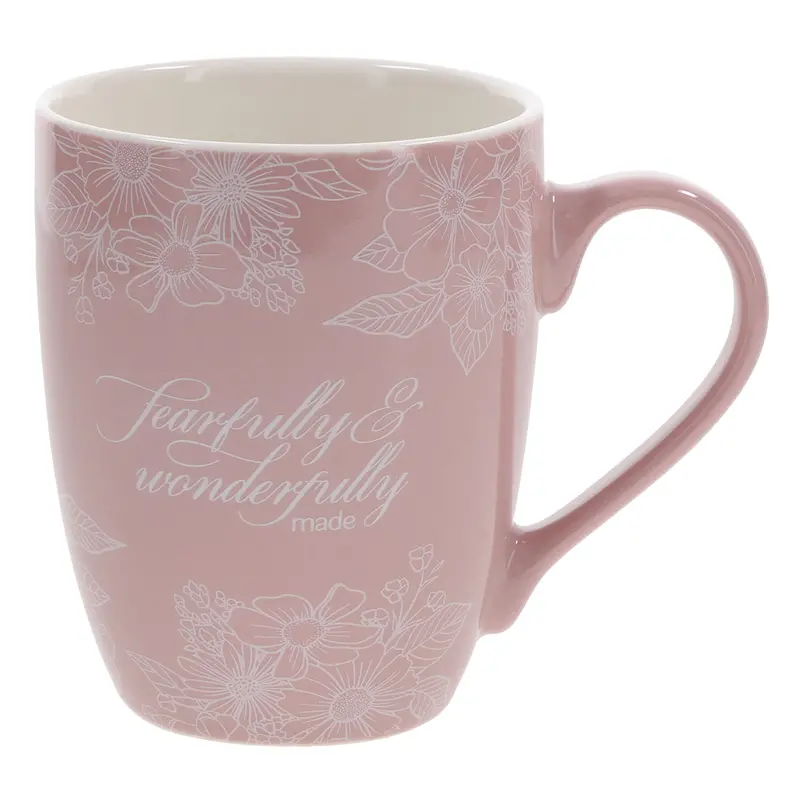 'Fearfully And Wonderfully Made' Psalm 139 Ceramic Mug 1