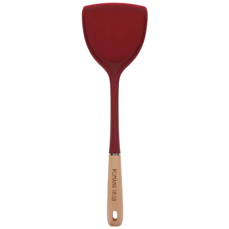 Five-Piece Wood & Silicone Utensil Set – 'God Of Hope' Theme 2