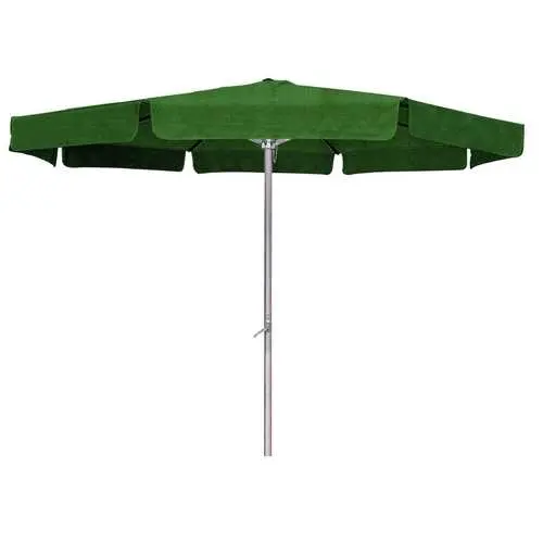Forest Green 8-Foot Aluminum Patio Umbrella With Crank Tilt Mechanism 1