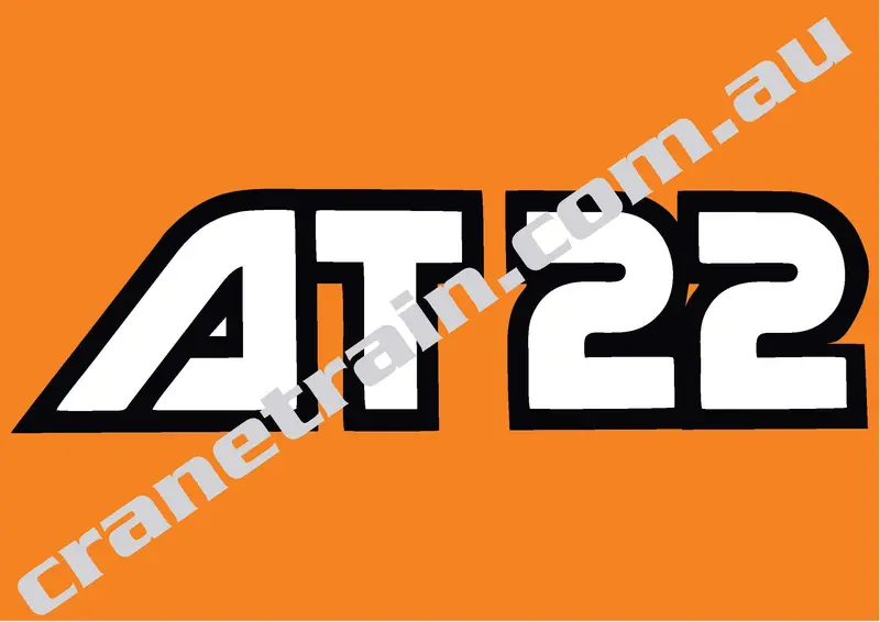 Franna At22 Crane Vinyl Decal 1