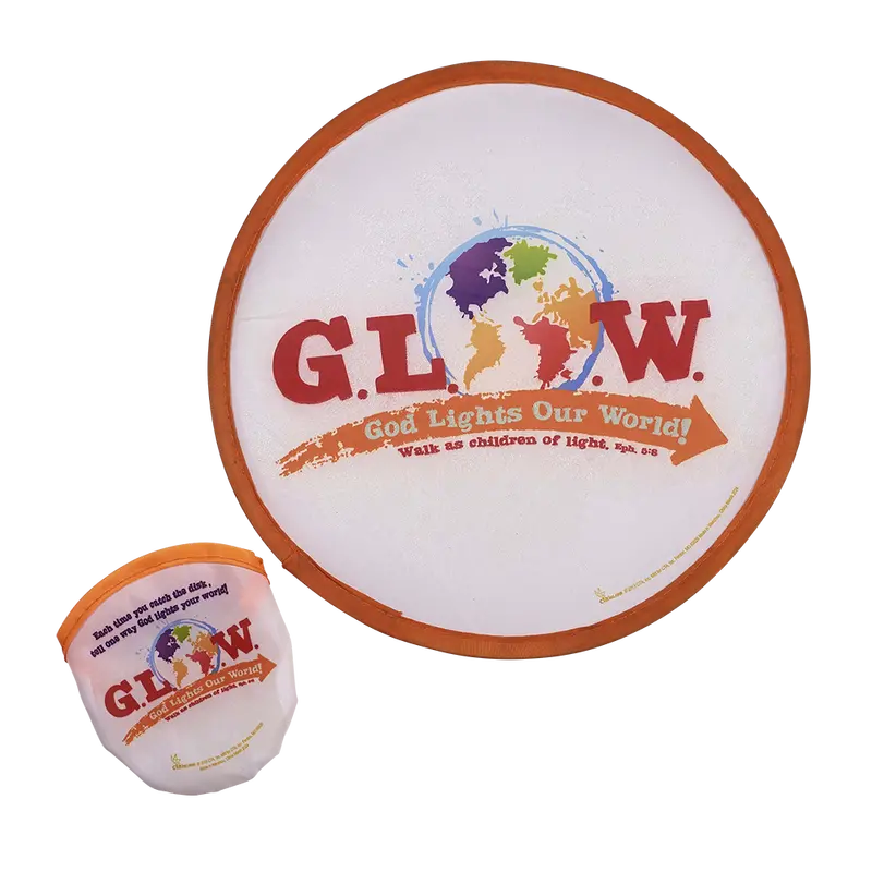 G.L.O.W. Themed Flying Disc With Carry Pouch 1