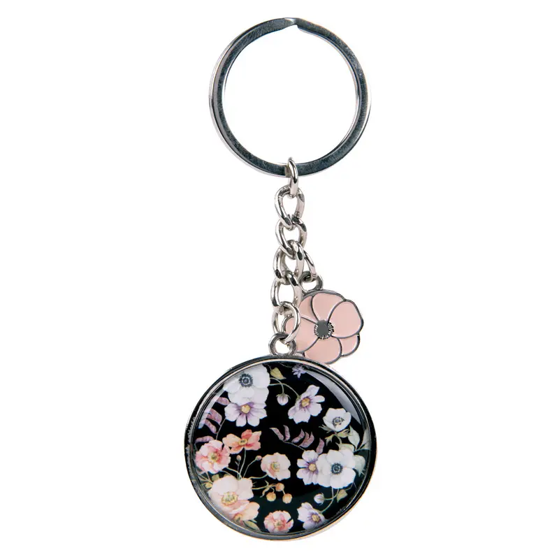 'God Grant Me Serenity' Epoxy-Coated Metal Key Ring – Calm-Focused Accessory 1